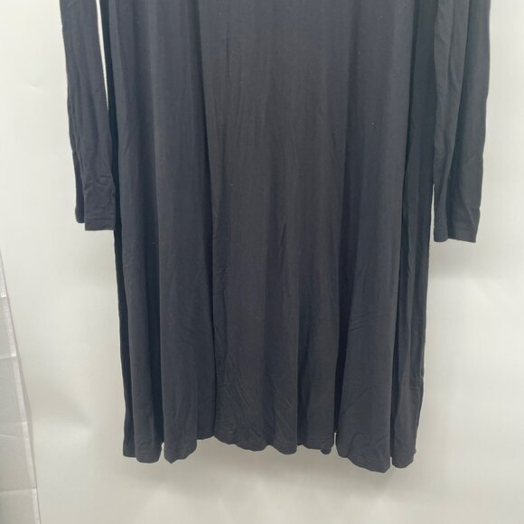 Old Navy Womens Shift Dress Long Sleeve Black Size M Tall - Picture 2 of 9